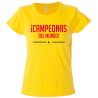 Camiseta algodón mujer Campeonas Del Mundo