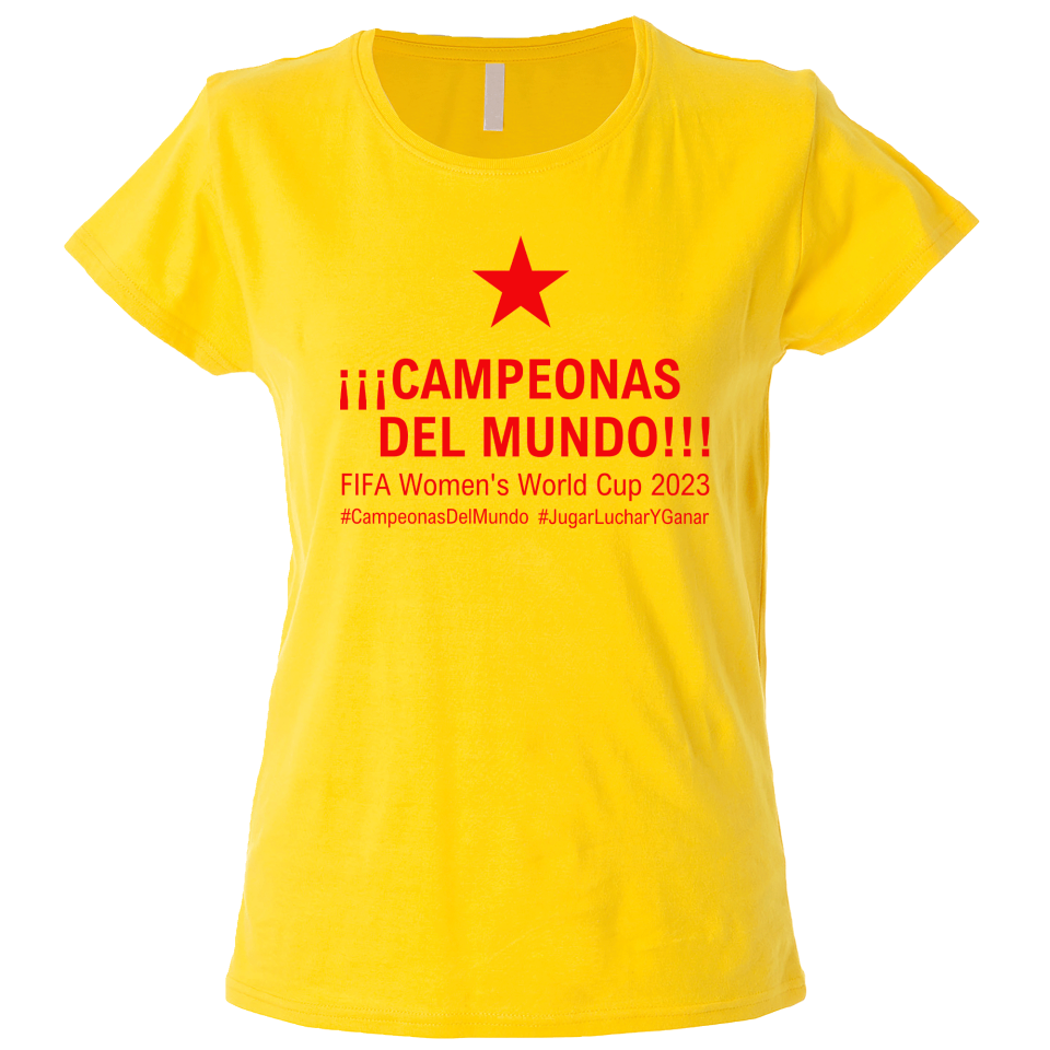Camiseta algodón mujer Campeonas Del Mundo 2023
