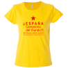 Camiseta algodón mujer España Campeona Del Mundo