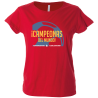 Camiseta algodón mujer Balón Campeonas del Mundo
