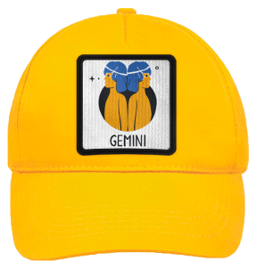 Gorra infantil con parche Géminis