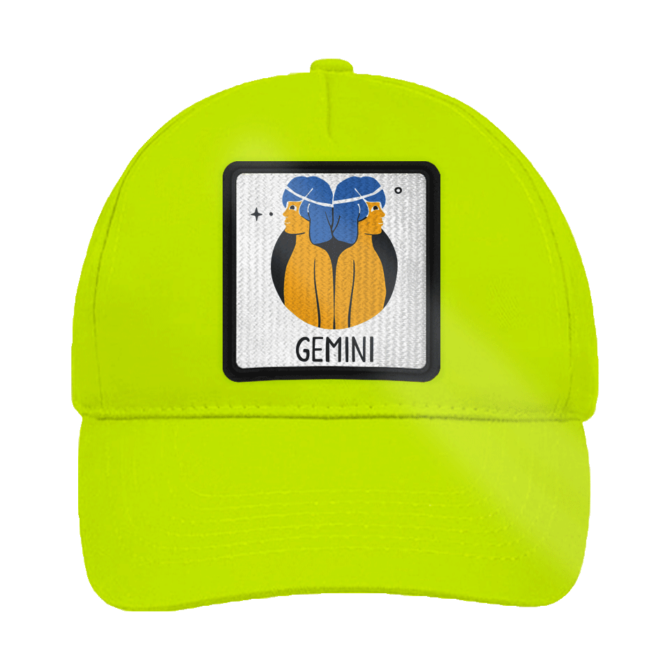 Gorra infantil con parche Géminis