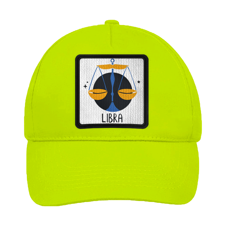 Gorra infantil con parche Libra