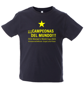 Camiseta algodón infantil Campeonas Del Mundo 2023