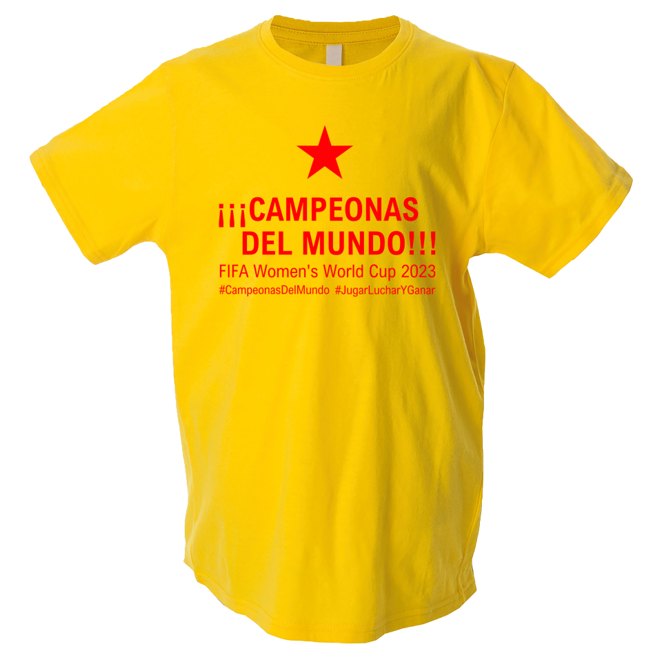 Camiseta algodón infantil Campeonas Del Mundo 2023
