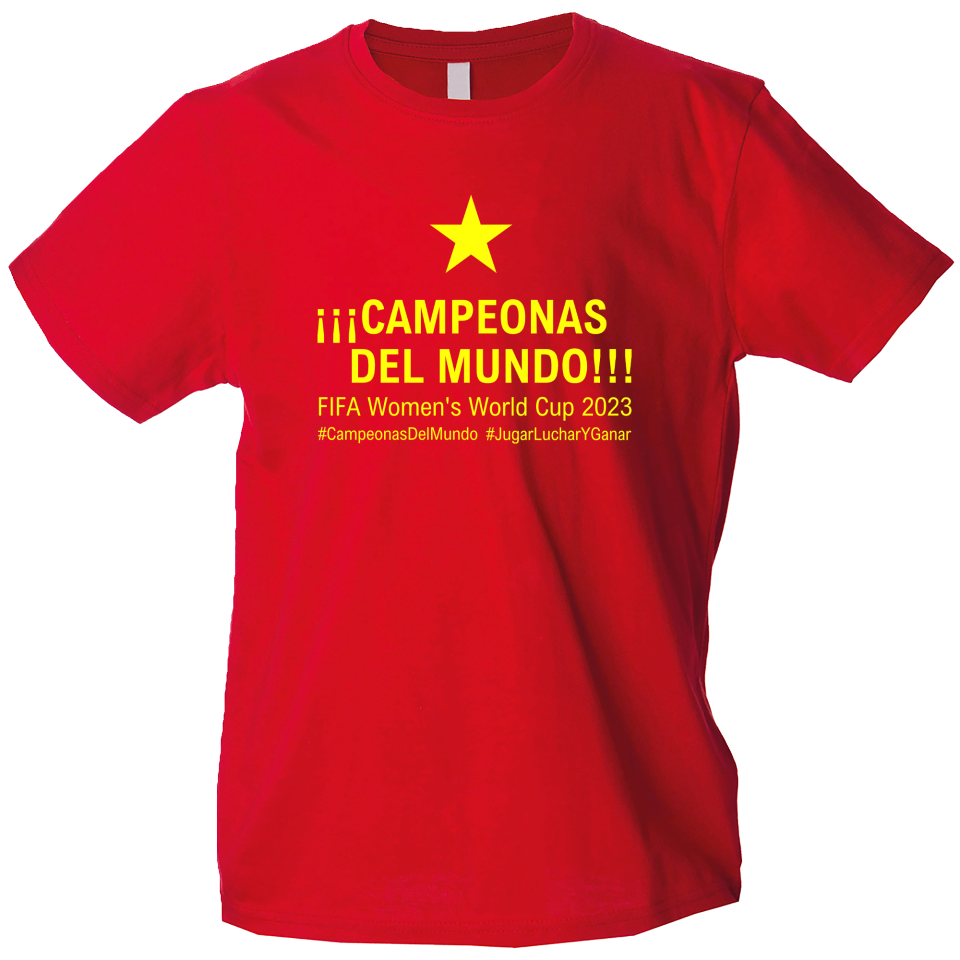 Camiseta algodón infantil Campeonas Del Mundo 2023