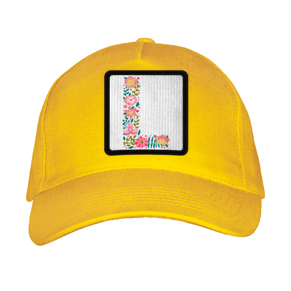 Gorra adulto con parche Letra L