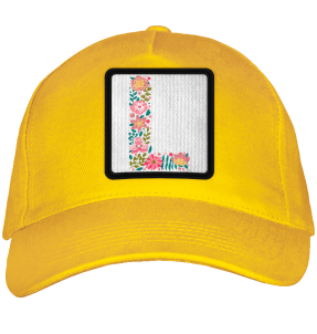 Gorra adulto con parche Letra L