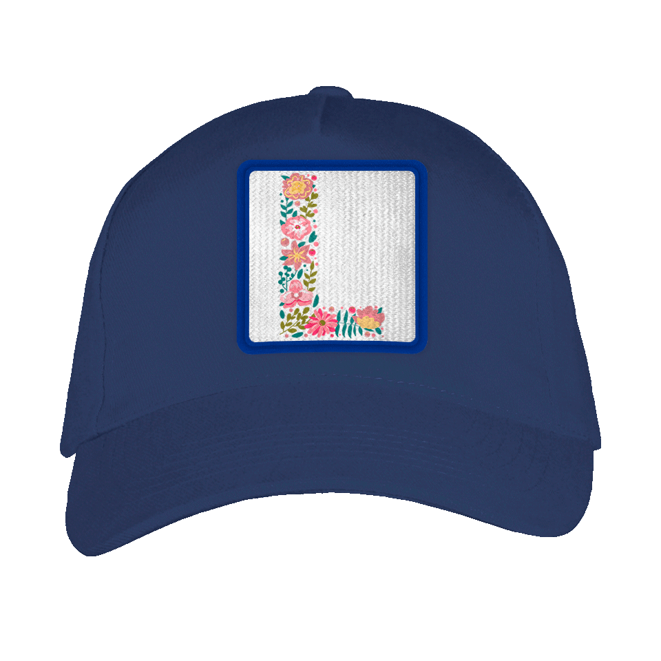 Gorra adulto con parche Letra L