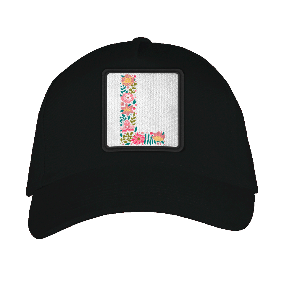 Gorra adulto con parche Letra L