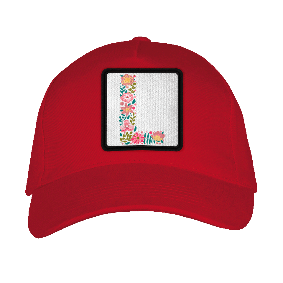 Gorra adulto con parche Letra L