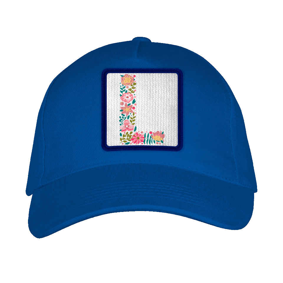 Gorra adulto con parche Letra L