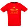 Camiseta poliéster infantil España Campeona del Mundo