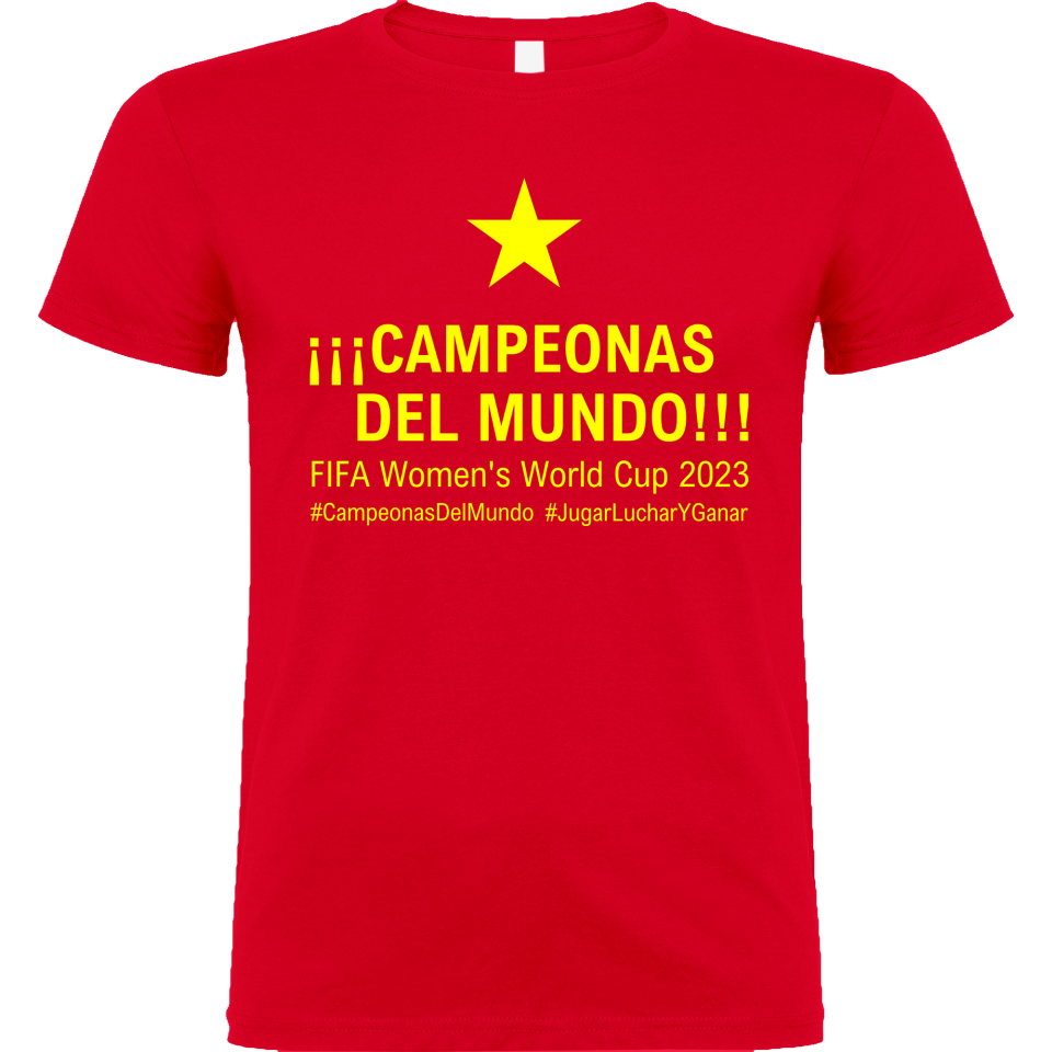 Camiseta algodón unisex Campeonas Del Mundo 2023