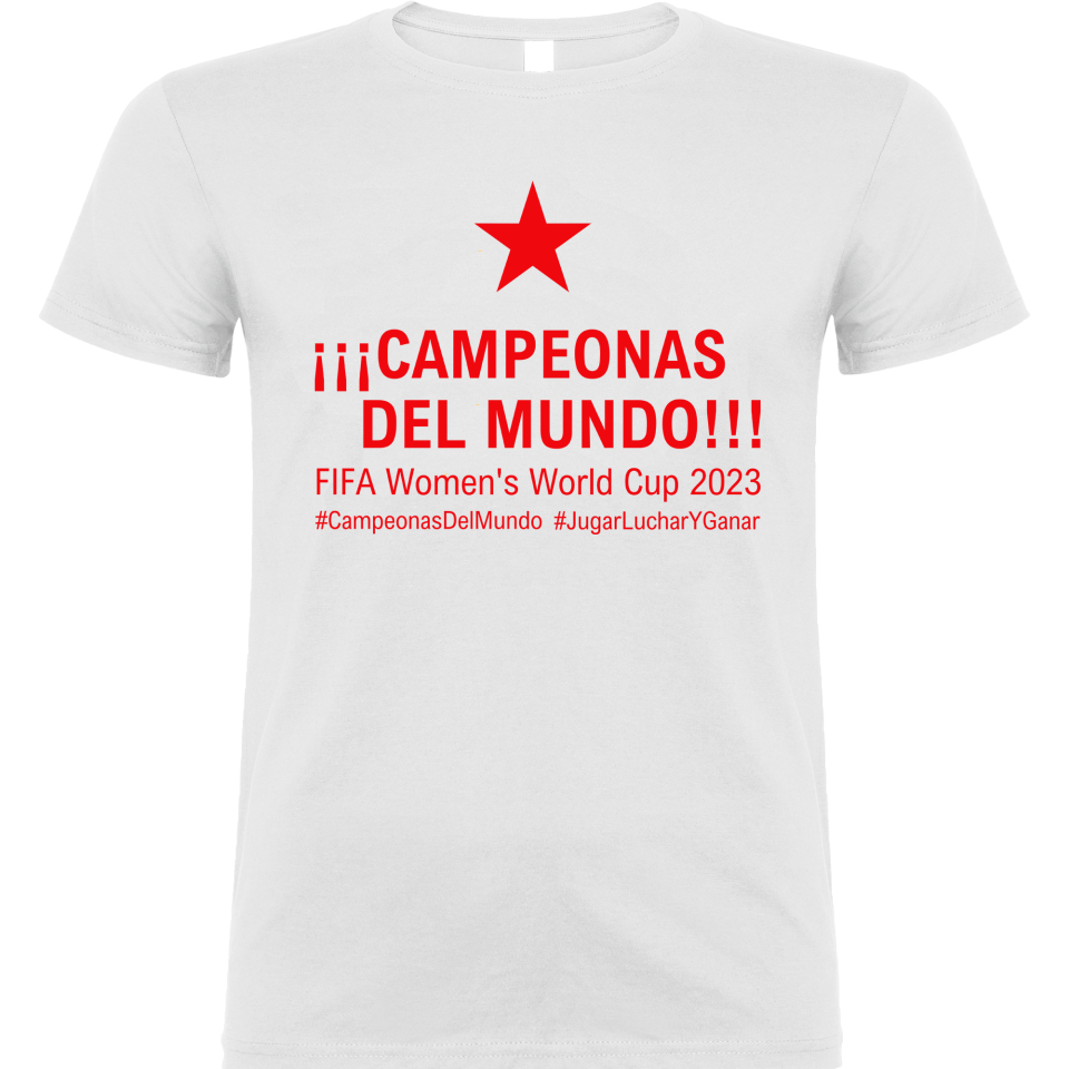 Camiseta algodón unisex Campeonas Del Mundo 2023
