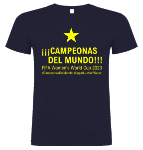 Camiseta algodón unisex Campeonas Del Mundo 2023