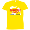 Camiseta poliéster unisex Balón Campeonas del Mundo