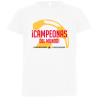 Camiseta poliéster unisex Balón Campeonas del Mundo