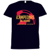 Camiseta poliéster unisex Balón Campeonas del Mundo