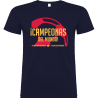 Camiseta algodón unisex Balón Campeonas del Mundo