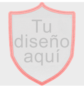 Parche Satín Escudo 12 colores para Contorno a Elegir