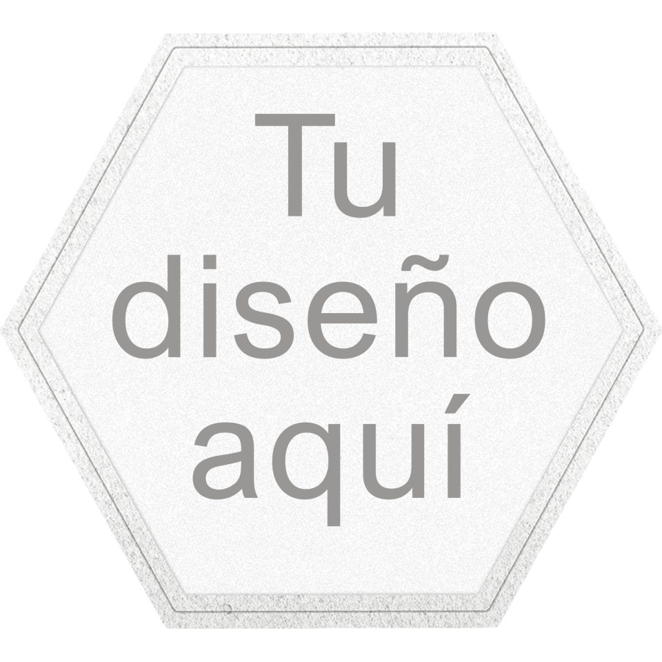 Parche Acabado Mate VELUR con Flock Hexagonal