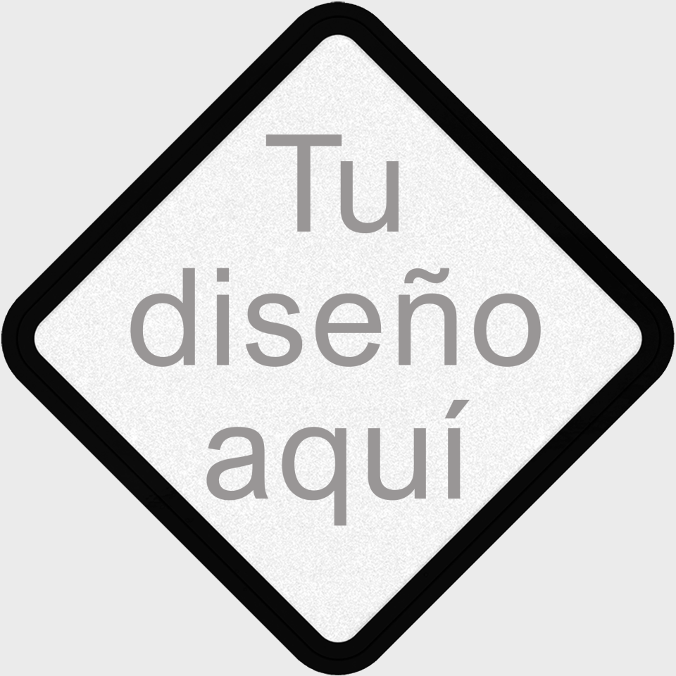 Parche Personalizable con DTF Eco en Forma de Rombo