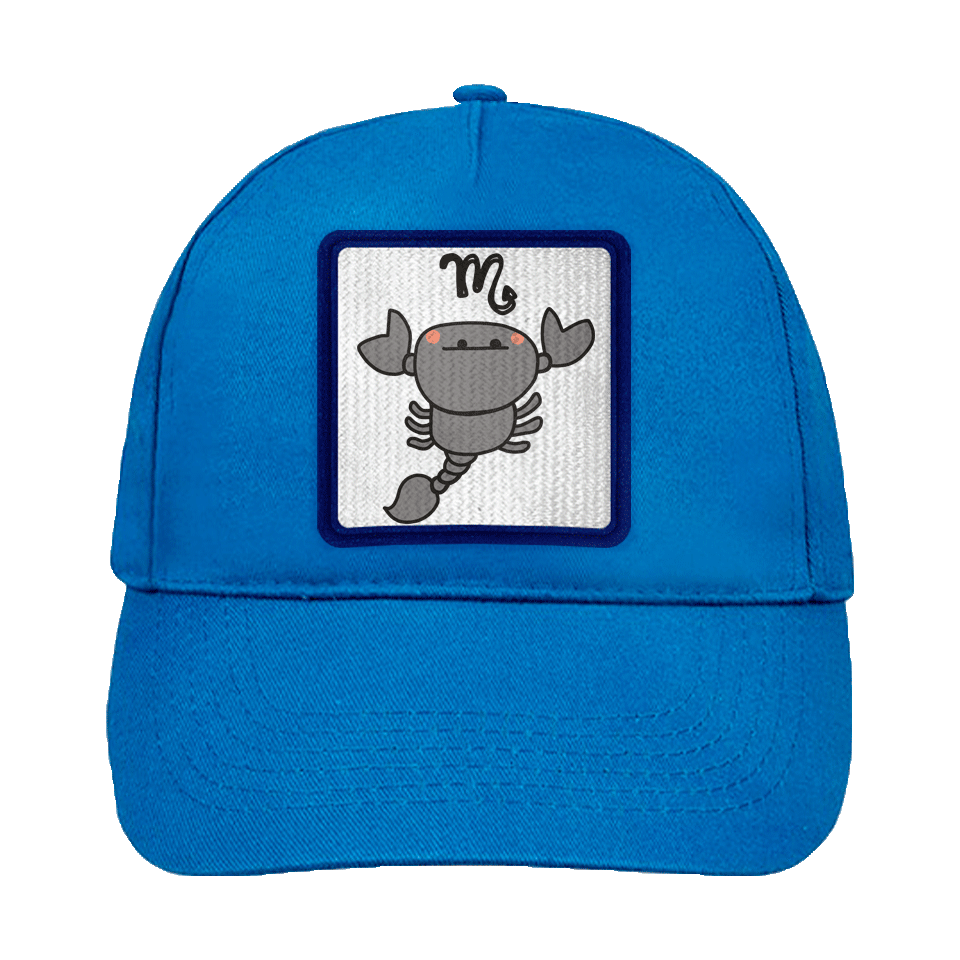 Gorra infantil con parche Dibujo Escorpio