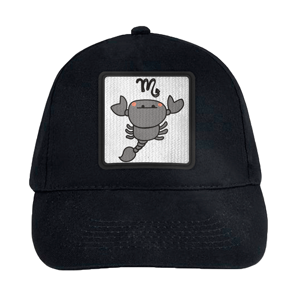 Gorra infantil con parche Dibujo Escorpio
