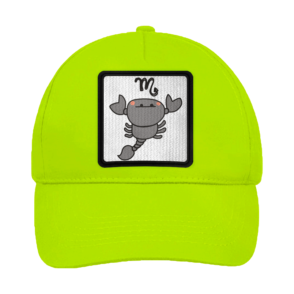 Gorra infantil con parche Dibujo Escorpio