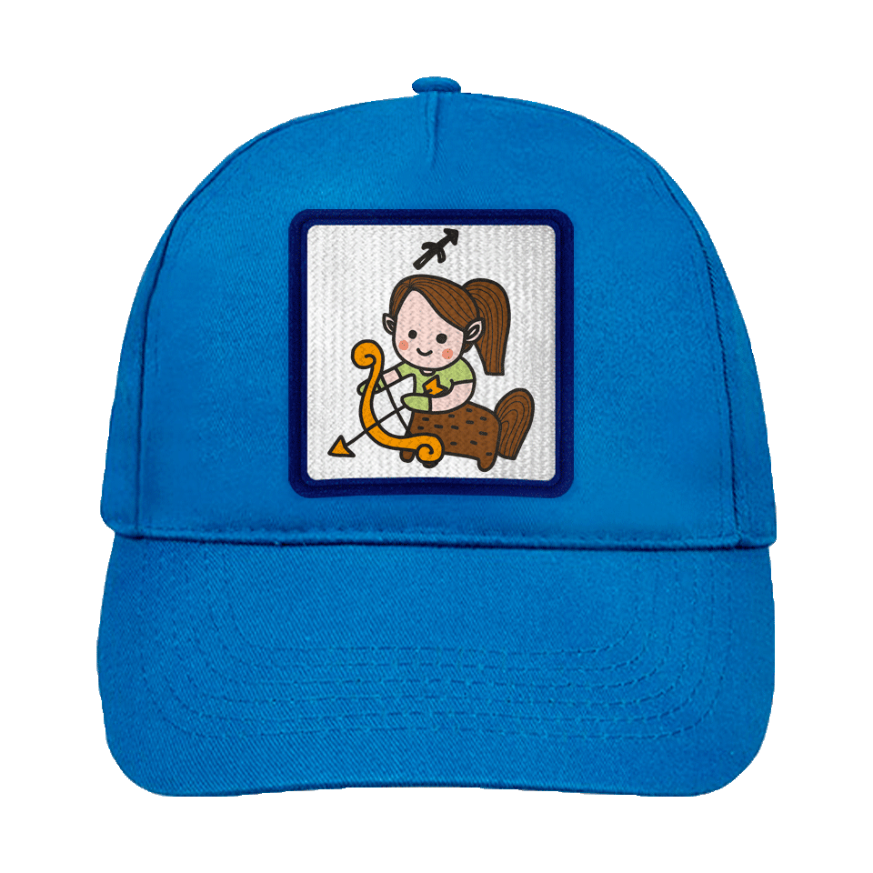 Gorra infantil con parche Dibujo Sagitario