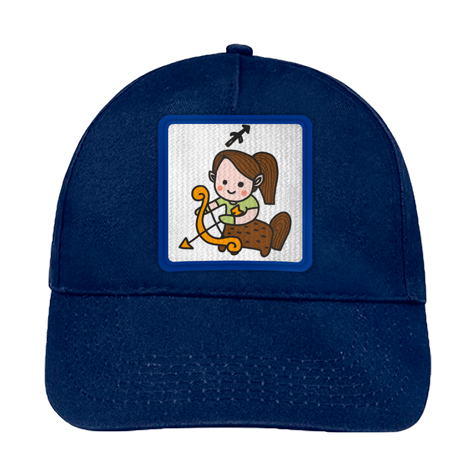 Gorra infantil con parche Dibujo Sagitario