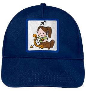 Gorra infantil con parche Dibujo Sagitario