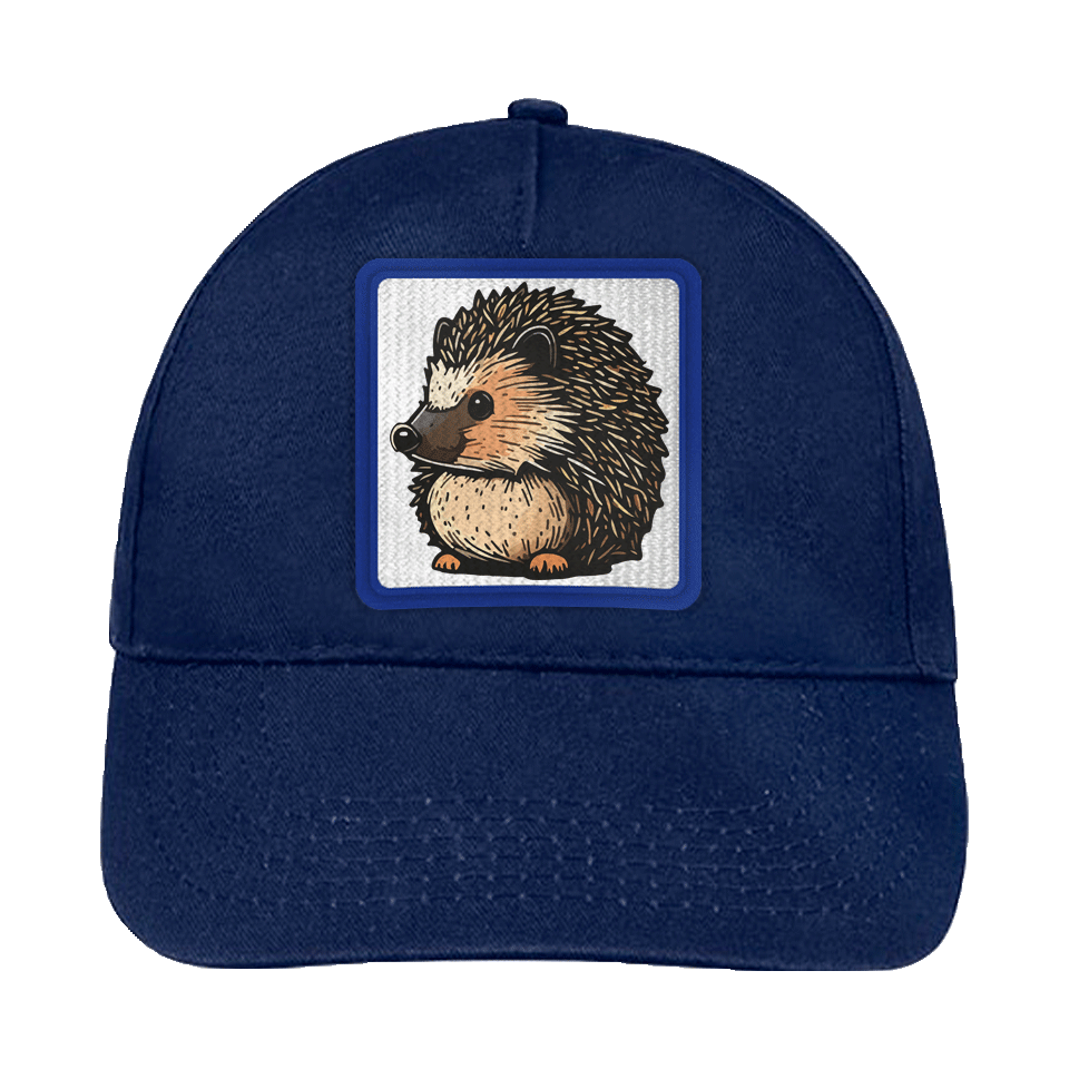 Gorra infantil con parche Dibujo Erizo