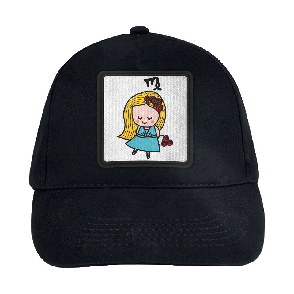 Gorra infantil con parche Dibujo Virgo
