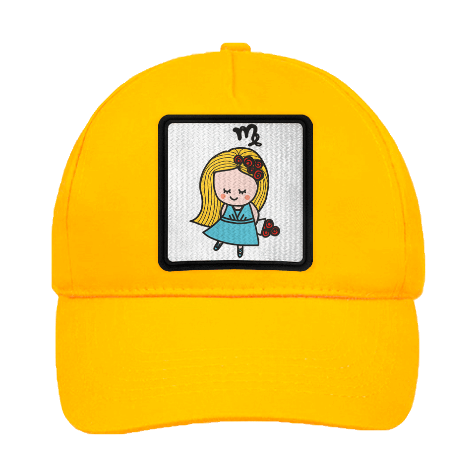 Gorra infantil con parche Dibujo Virgo