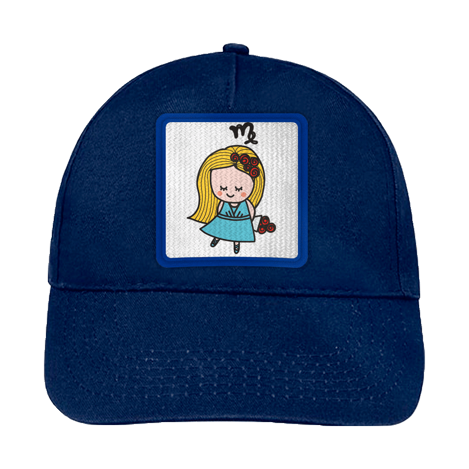 Gorra infantil con parche Dibujo Virgo