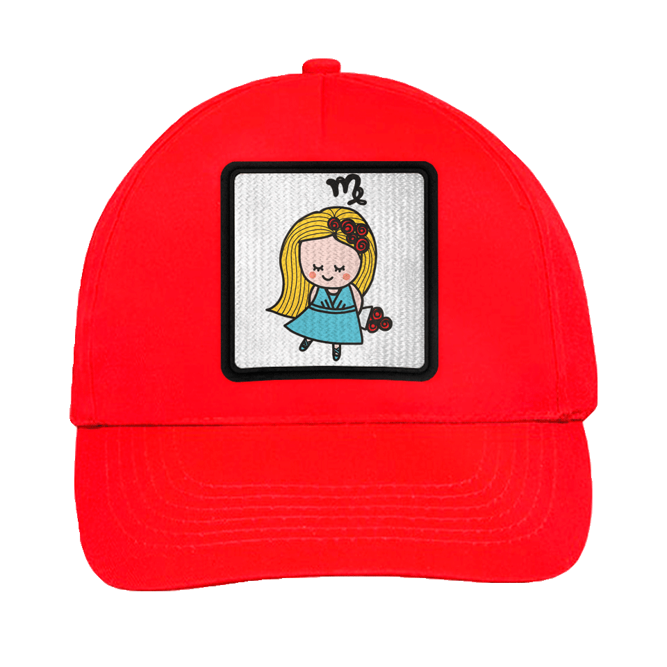 Gorra infantil con parche Dibujo Virgo