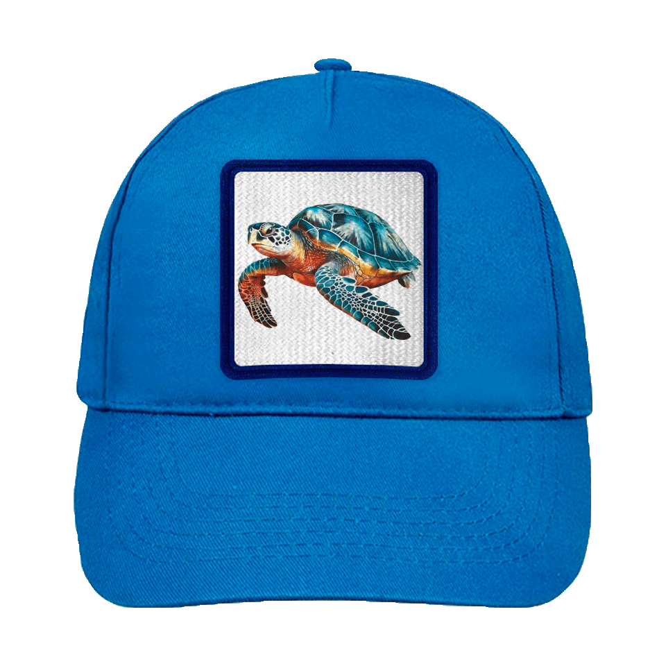 Gorra infantil con parche Tortuga Marina