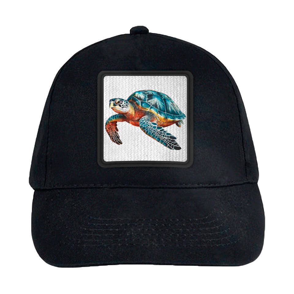 Gorra infantil con parche Tortuga Marina