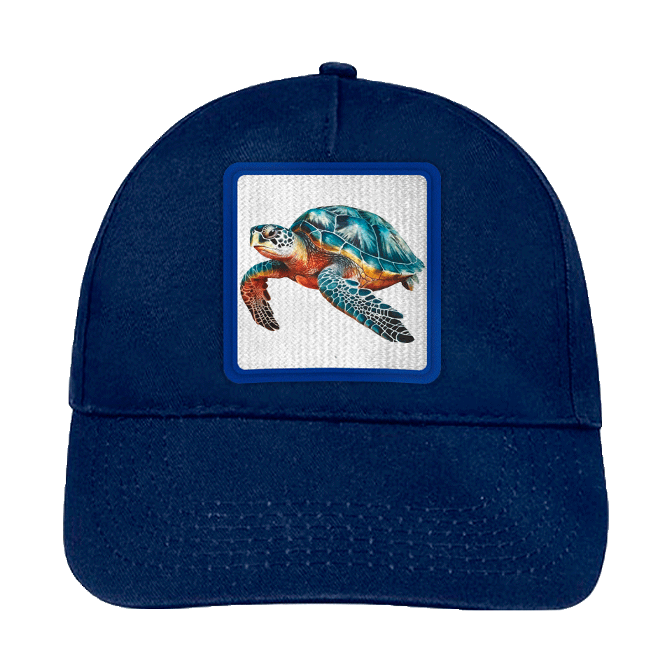 Gorra infantil con parche Tortuga Marina