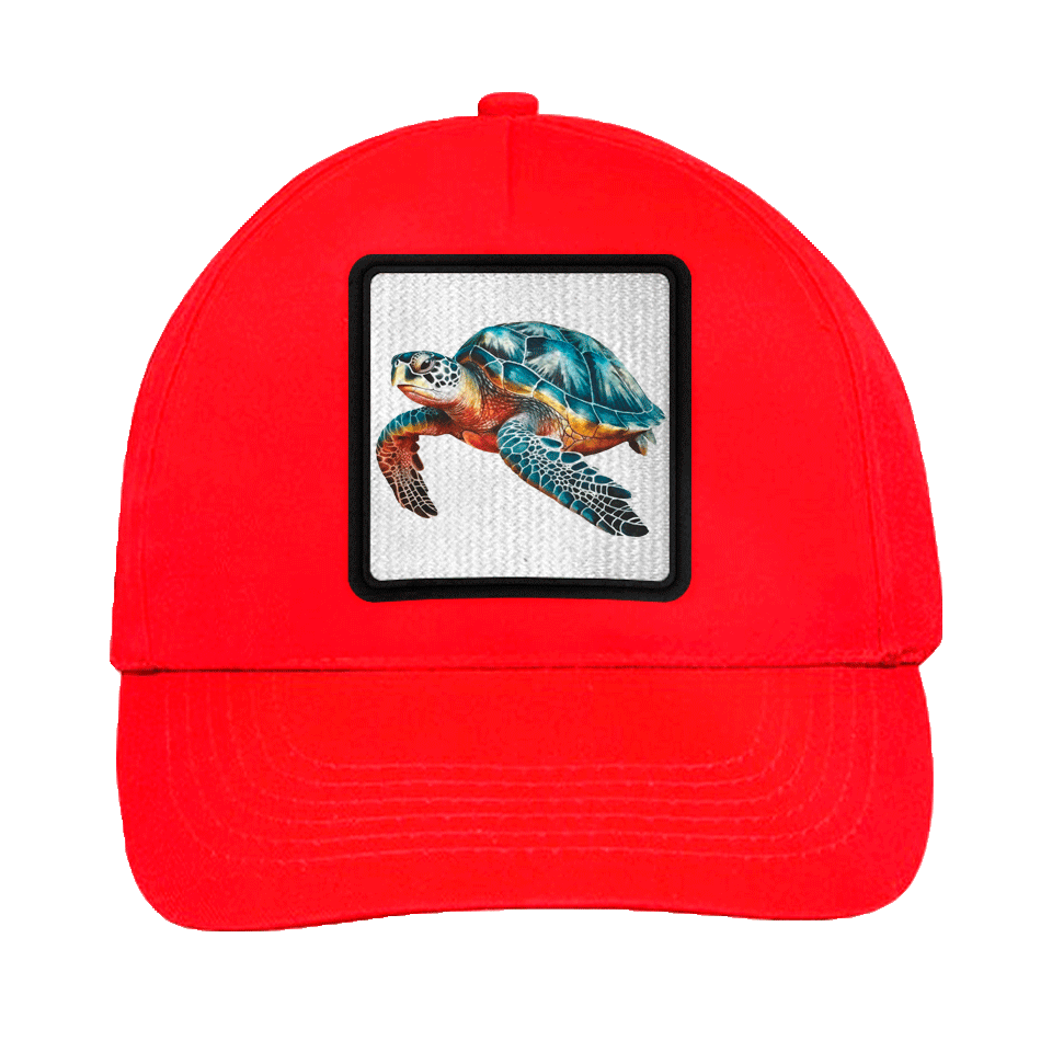 Gorra infantil con parche Tortuga Marina