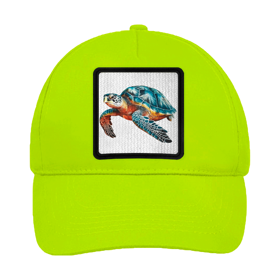 Gorra infantil con parche Tortuga Marina