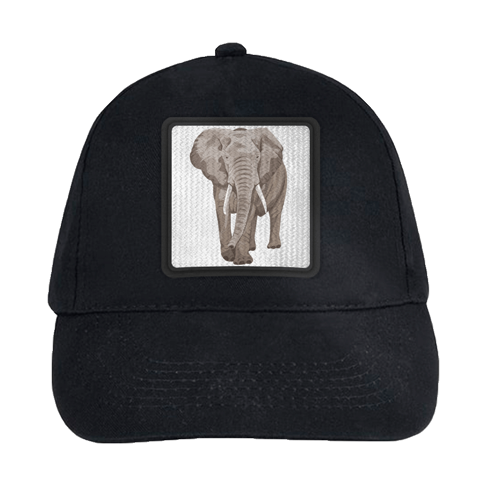 Gorra infantil con parche Elefante