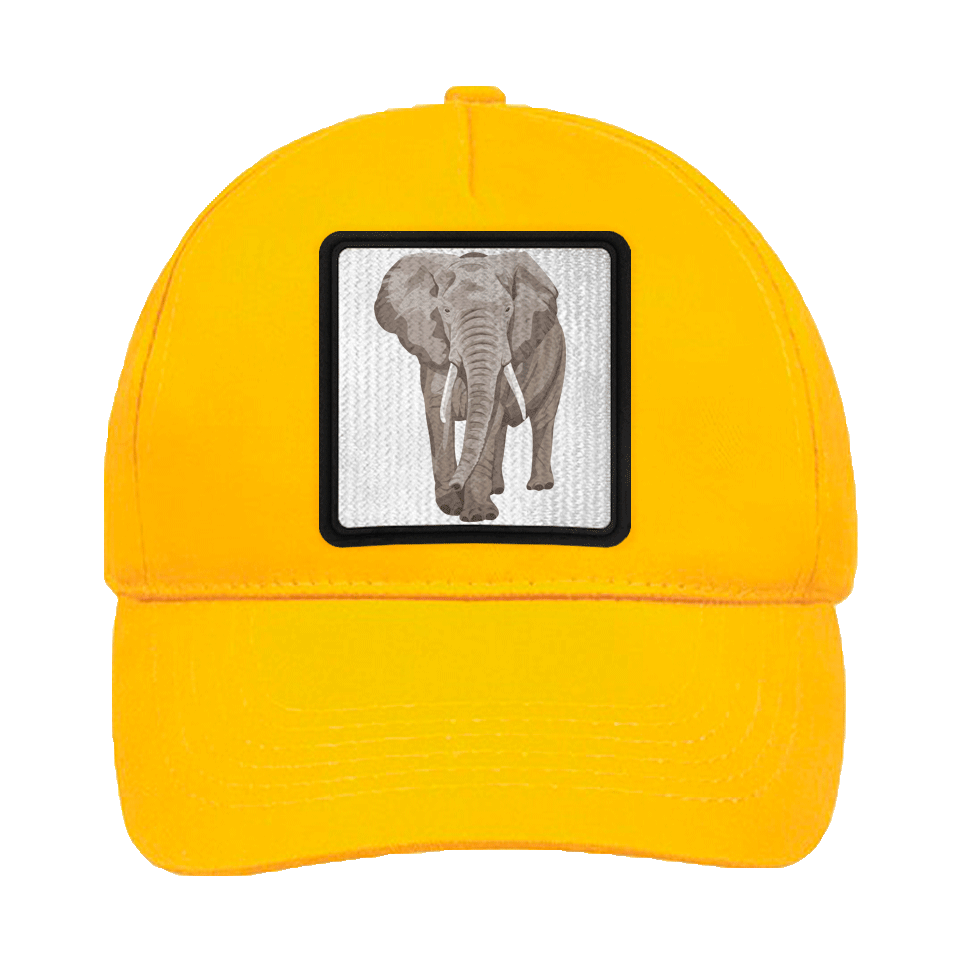 Gorra infantil con parche Elefante