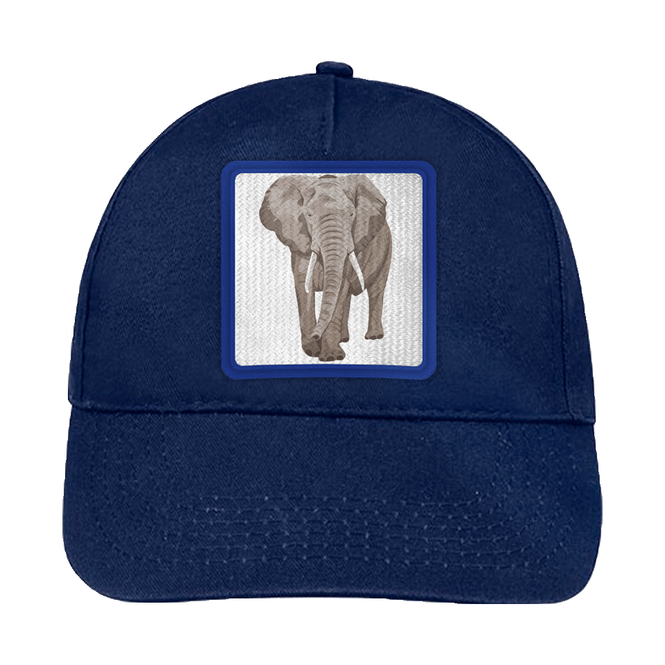 Gorra infantil con parche Elefante