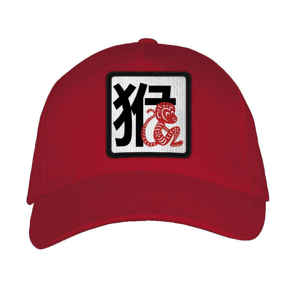 Gorra adulto con parche Año del Mono