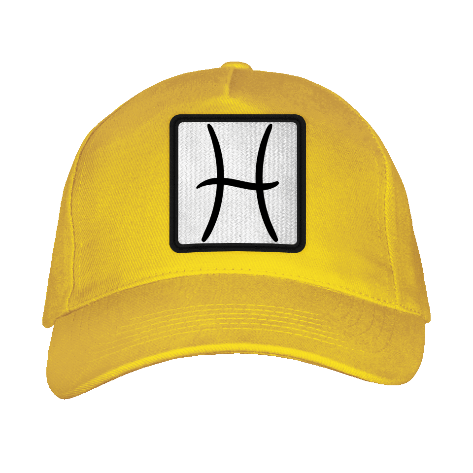 Gorra adulto con parche Símbolo Piscis