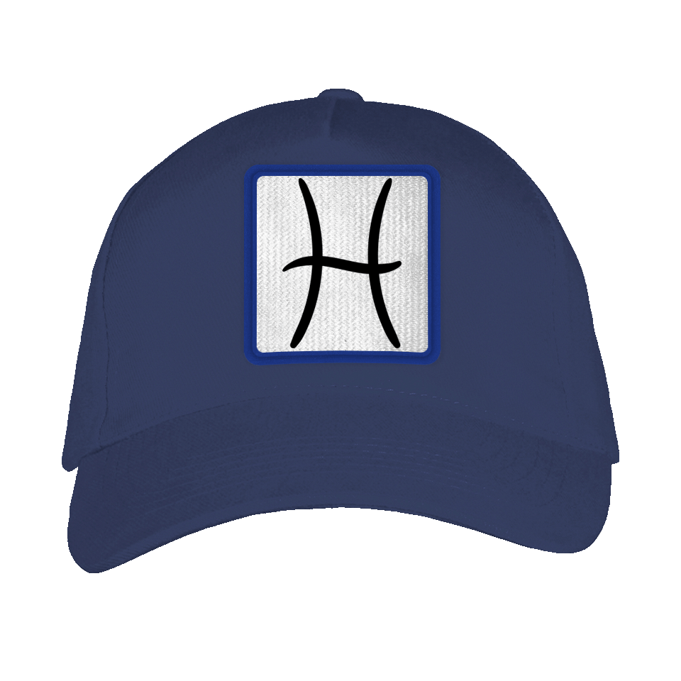 Gorra adulto con parche Símbolo Piscis