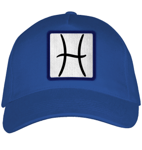 Gorra adulto con parche Símbolo Piscis